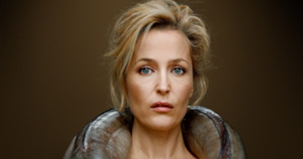 Gillian Anderson Strips Naked and Poses With an Eel for Fishlove